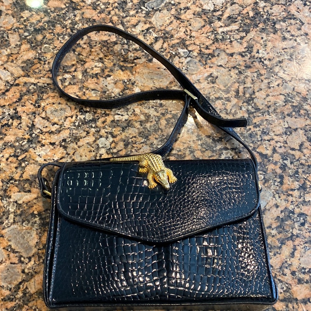 Harve Benard Croc bag. Black. Like new